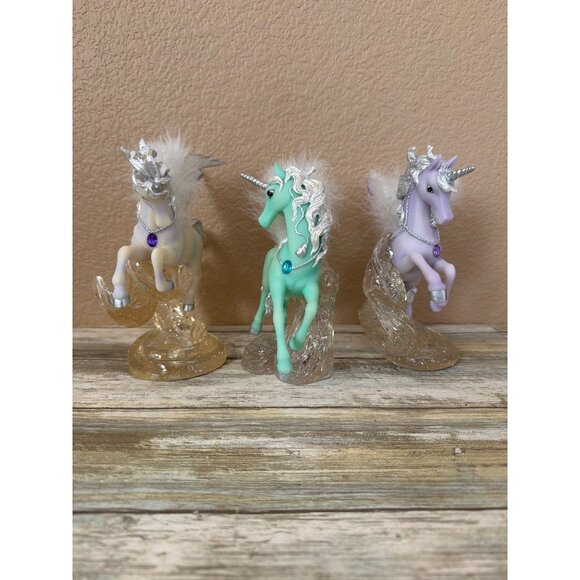 Hamilton Collection Wings of Enchantment Unicorn Figurines Lot of 3 1990s - Picture 2 of 16
